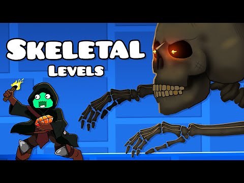 Skeletal Shenanigans levels | Geometry dash 2.2