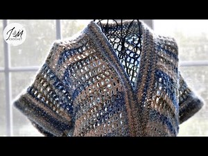 How To Crochet This VERY Easy Mesh Cardigan | Crochet Top | Crochet Cardigan | Crocheting a Sweater