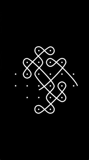 6*2 dots Beautiful kambikolam 💮 easy daily muggulu for beginners 🌸 simple sikku kolangal 🌈