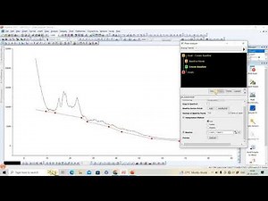 How to do base line correction & remove background in Origin for any spectral data
