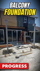 13K views · 36 reactions | Support in Progress Building the foundation for a stunning new balcony. Strong bases make lasting spaces. #building #construction | Rivers Landscape Construction Inc. | Facebook