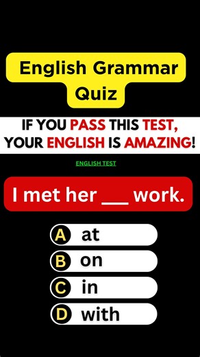 English Grammar Quiz | Only 1% Can Pass This English Grammar Test! 🎖️