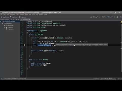 LINQ Support in ReSharper/Rider