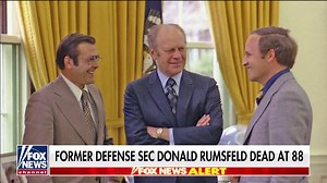 Former defense secretary Donald Rumsfeld, who charted an impressive Washington career serving under four presidents, has died at 88. 'Special Report' anchor Bret Baier takes a look back at his life and legacy. https://fxn.ws/3xa0msm | Fox News