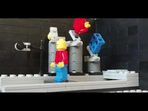 Lego Factory Assembly Line stopmotion by Gaco