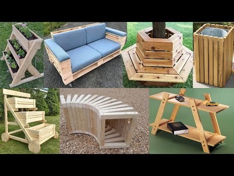 Upcycle Wood Pallets into Functional Furniture and décor pieces using these ideas
