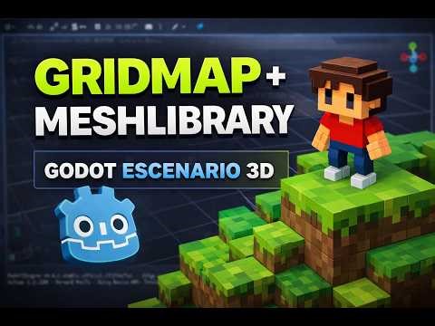 Godot: Como usar GridMap + MeshLibrary | Escenarios 3D