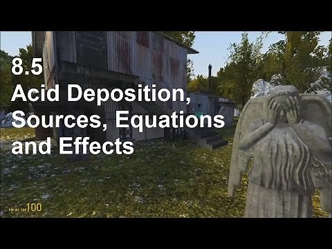8.5 Acid Deposition: Sources, Effects and Equations [SL IB Chemistry]