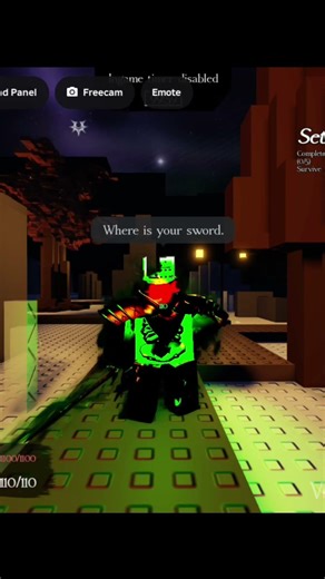 what is he gonna do without his sword? #forsaken #roblox #memes #robloxedit