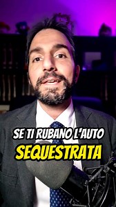 13K views · 332 reactions | Se ti rubano la macchina sequestrata! | Avv. Giuseppe Di Palo - Penalista | Facebook