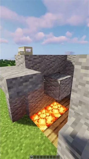 Mini Stone House Build🏡 #minecraftshorts