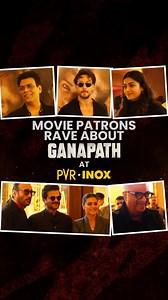Movie patrons had an incredible time watching #Ganapath at #PVRINOX!  Let’s delve into their delightful experience as they share some amazing reviews for the movie. Now screening at INOX. Ticket link in bio! . . . #GanapathMovie #TigerShroff #KritiSanon #AmitabhBachchan | PVR INOX Ltd | Facebook