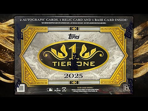 NEW RELEASE 2025 TOPPS TIER ONE BASEBALL CARDS OPENING!!!