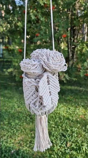 Hanging Macrame Lanterns