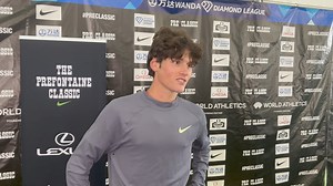 48K views · 761 reactions | Cameron Myers after the Bowerman Mile at the Pre Classic. The 17 year old Australian ran a personal best 3:50.15. | RossRunning News | Facebook