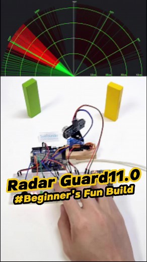 Arduino Radar System with Servo and Ultrasonic Sensor