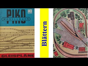 Wunschvideo: Alte Gleispläne für Spur H0 en dé­tail