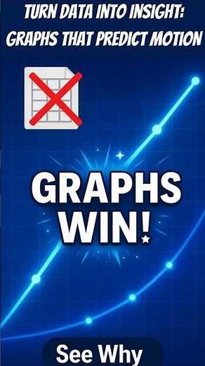 Tables vs Graphs: Which One Actually Tells the Story? | IB/GCSE/AP Physics!