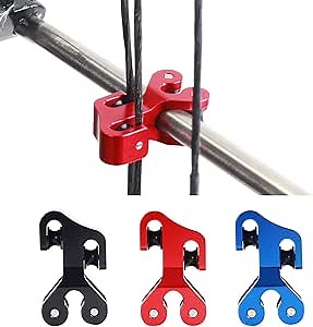 Compound Bow Cable Slide - Bow String Splitter Roller Glide - Bowstring Cable Guide for Smooth & Silent Hunting Shooting, Durable Bow String Rollers for Enhanced Arrow Speed & Accuracy