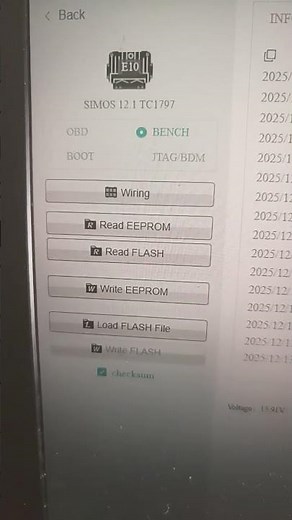 Audi Simos 12.1 eeprom and flash reed 💪👍