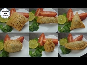 6 Samosa Folding Techniques - How To Fold Samosa Perfectly With Home Made Samosa Dough