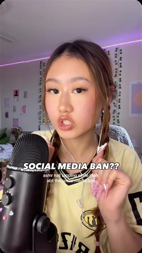 asmr beam on Instagram: "dw i know my lashes need to be fixed 🤣 do not flag me bc i am 19!!! do you agree with the ban? #asmr #asmrsounds #asmrcommunity #socialmediaban #australia #socialmedia #explore #explorepage"