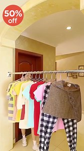 2.6M views · 10K reactions | Give full play to your creativity. These drill-free Adjusting rods can also be used as curtain rod, closet rod, window lock bar, sliding door security bar, etc. | Domestic Delights | Facebook