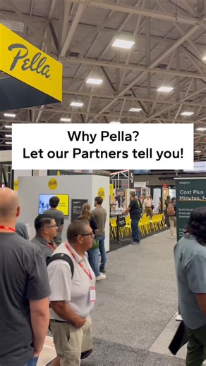 Pella Windows and Doors on Instagram: "We loved meeting up with amazing professionals like @hybar_construction in person at @buildshowlive! Hear from Anthony about working with Pella and #PellaSteadySet."