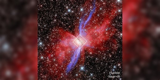 See an unprecedented look into a butterfly nebula from the James Webb Telescope