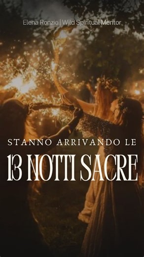 Elena Ronzio | Founder Accademia Olistica dell'Anima on Instagram: "👉Segui @elena_ronzio e scrivi nei commenti TEMPIO per percorrere con me e il mio cerchio di donne queste 13 notti Sacre o anche chiamate 13 notti della Divinazione ✨ In pochi lo sanno, ma il periodo che circonda il Natale non è, come spesso si crede, una semplice interruzione o una parentesi festosa all’interno dell’anno. Nelle tradizioni antiche — dalle culture nordiche, alle comunità monastiche, fino all’Antroposofia — questo