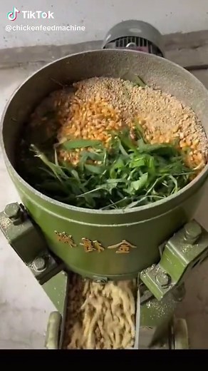 Chicken feed machine on TikTok