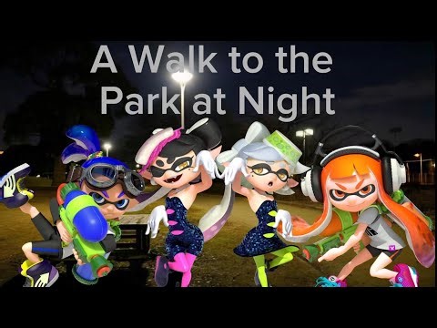 Splatoon Plush: A Walk to the Park at Night