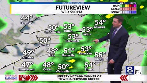 News 8's Tuesday overnight weather forecast