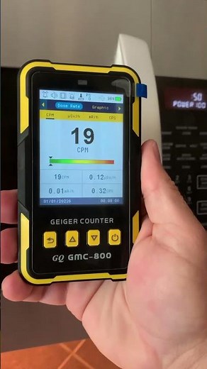 GMC-800 Geiger Counter Microwave Test