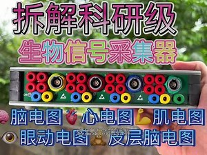 全球首个g.Tec家科研级BCI脑机接口生物信号采集器脑电图心电图肌电图采集放大分析仪4K超清杜比视界沉浸式拆解