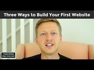 Building Your First Website as an Online English Teacher