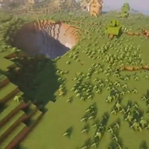 Relaxing Minecraft Lofi Building With Shaders #shorts #minecraft