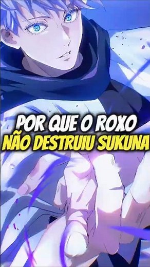 Why didn't the 200% purple void of Gojo destroy Sukuna?