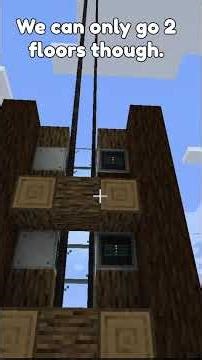Best Minecraft Mod for a Elevator? #shorts #minecraft #minecraftshorts #gaming #shortsfeed