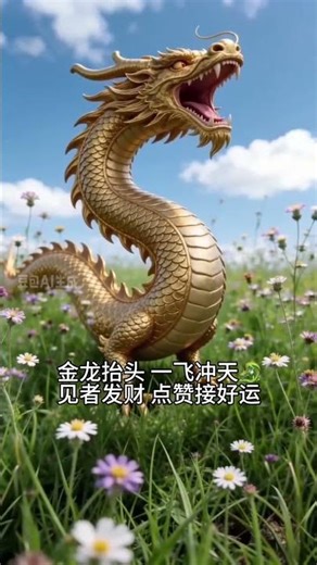 Soaring Dragon: The Golden Dragon's Majestic Ascension | Dragon Soaring GoldenDragon Majes