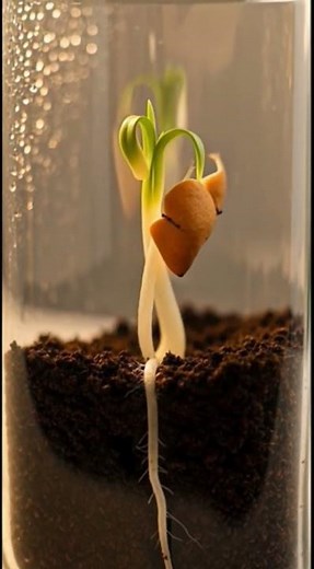 Bean Roots and Shoots Growing