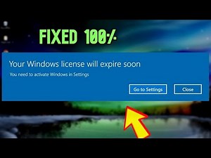 (2024 Fix) Your Windows License Will Expire Soon Windows 10/11 | You Need to Activate Windows