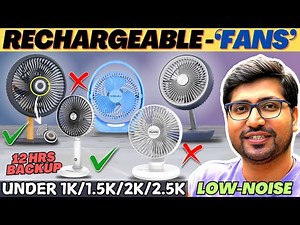[NEW] Best Rechargeable Portable Fan In India🔥Best Rechargeable Fan Under 2000🔥Best Mini Table Fan
