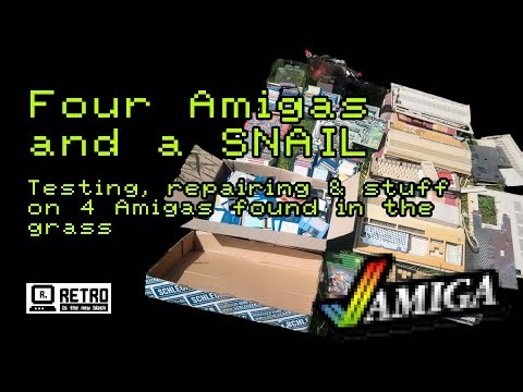 A Tale of 4 Amigas - Part I - What's in the box? Testing, Repair & stuff