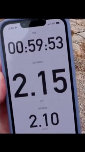 Tracking my hike using STRAVA app🔶