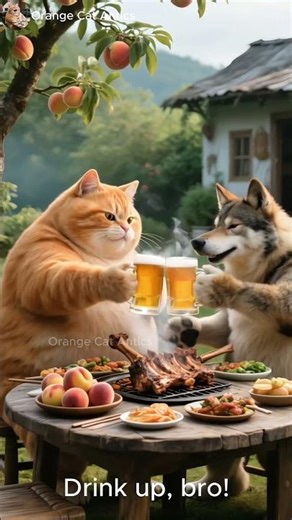 Orange Cat Animation Compilation | Funny Cartoon Shorts