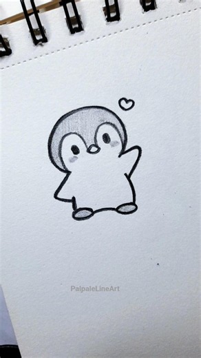 How To Draw Cute Things ✏️ Penguin Love #drawing #art #tutorial #cute #howtodraw #easy