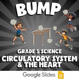 Circulatory System & the Heart BUMP Science Game | No Prep Grade 5 Review