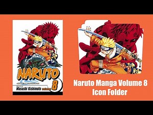 Naruto Manga Volume 8 - Icon Folder