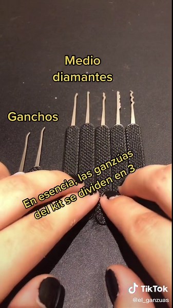 Desglosando mi kit de ganzúas: Sparrows Lockpicks